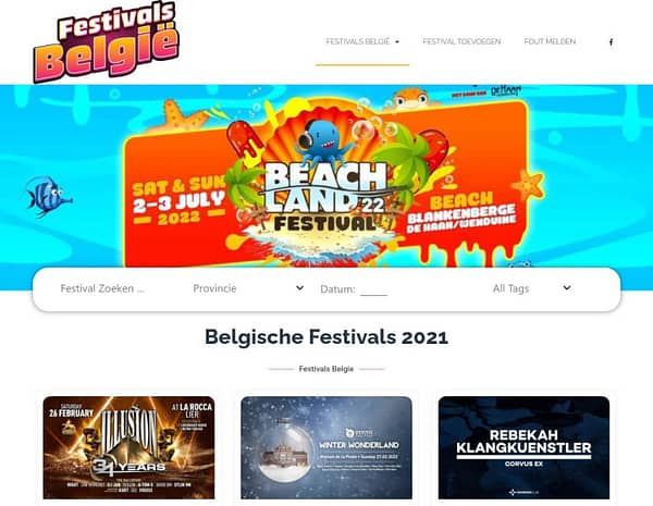Festivals België